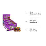 FITCRUNCH Loaded Cookie Protein Bar, High Protein, Gluten Free, Protein Snack (12 Cookie Bars, Chocolate Deluxe)