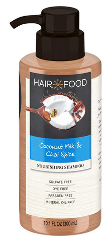 Hair Food Coconut & Chai Spice Shampoo Sulfate Free Dye Free Nurishing