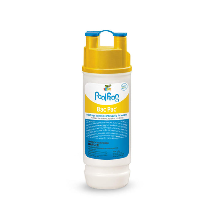 FROG Bac Pac Replacement Chlorine Cartridge for use with Pool FROG Model 5400 and 6100 Cyclers - Prefilled for Easy & Convenient Pool Sanitizing & Water Care - 1 Pack