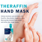 Mediheal Theraffin Hand Mask 10 Pairs, Exfoliating Glove with Shea Butter, Argan Oil, and Ceramide, Deep Exfoliating Gloves for Cracked Hands Repair and Instant Moisturization