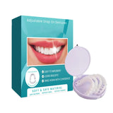 Kahxi Temporary Teeth Perfect Cover,Adjustable Snap On,Moldable False Teeth for Beautiful Smile,Nature and Comfortable