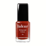 LONDONTOWN Rich Red-Brown Glossy Nail Polish, Woodstock lakur, Vegan Chip-Resistant Long-Lasting Nail Lacquer, 40 fl oz