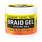 AllDay Locks Braid Gel | Extreme Hold, Smooths & Tames Frizz | No Flaking or Drying | High Shine, Long Lasting for Braids, Locks, Twists, Cornrows | 15 oz