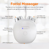 Microcurrent Facial Device, Intelligent Microsculpt Device for Face, Double Chin Reducer Machine, Anti-Aging, Face Lifting and Skin Tightening, USB Mini Rechargeable Face Sculpting Tool