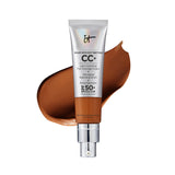 IT Cosmetics Your Skin But Better CC+ Cream, Rich Honey (W) - Color Correcting Cream, Full-Coverage Foundation, Hydrating Serum & SPF 50+ Sunscreen - Natural Finish - 1.08 fl oz