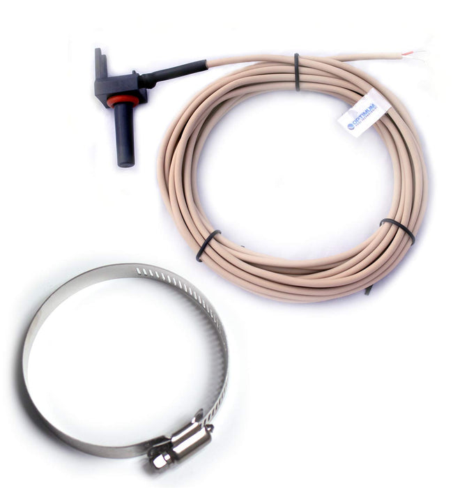 Optimum Pool Technologies® Water/Air/Solar Temperature Sensor Compatible Replacement for Hayward® - Compatible Replacement for GLX-PC-12-KIT - Includes 2" Pipe Clamp