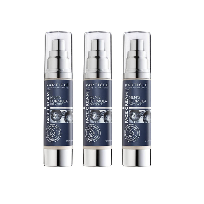 Particle Mens Face Cream - 6 in 1 Mens Face Moisturizer (1.7 Oz) - Eye Bags Treatment & Face Lotion for Men - Mens Anti Aging Cream - Wrinkle & Dark Spots Mens Face Cream (Pack of 3 (5.1 oz.))