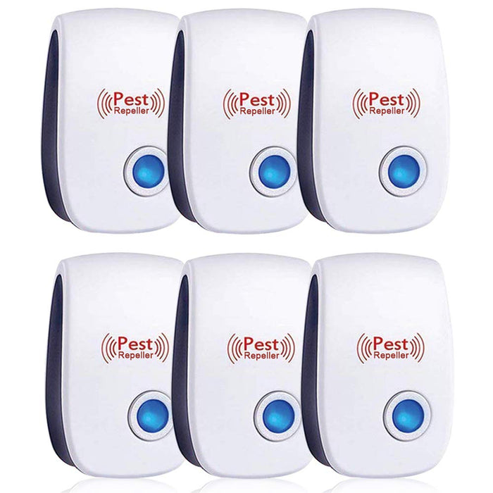 10 Pack Ultrasonic Pest Repeller, Mice Repellent Plug in Ultrasonic Insect Repellent Electronic Indoor Pest Control for Bugs Roaches Insects Spiders Mice Mosquitoes Flies, Ants Repellent for Home