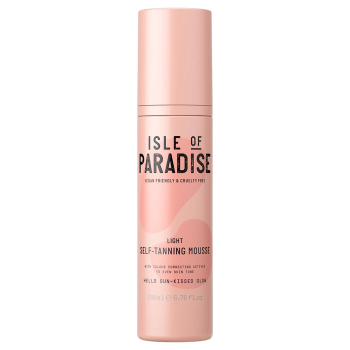 2 ISLE OF PARADISE Light Self Tanning Mousse 6.76 oz