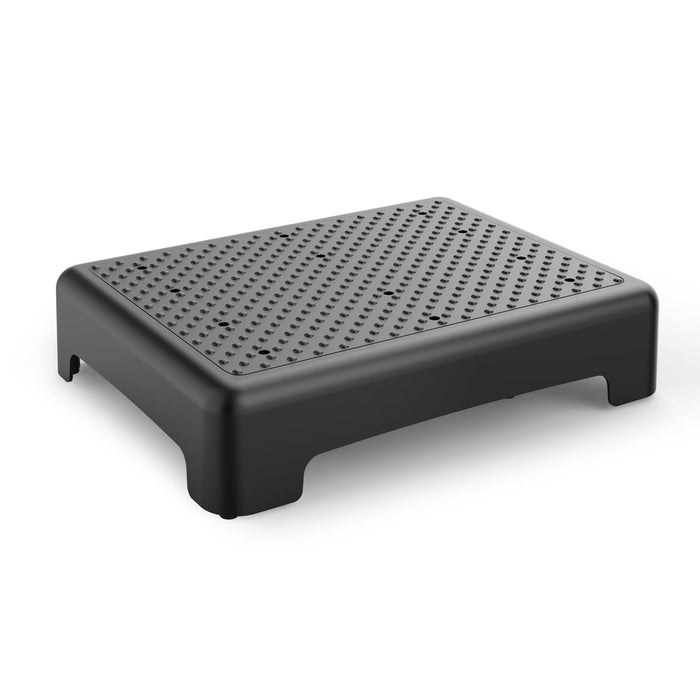 HBTower Step Stool, Mobility Step Stool for Adults & Seniors, Non-Slip Step Platform Indoor and Outdoor, Portable Step Riser, Safety Step for Car, Bedside, Office, Shower, Stairs(Black)