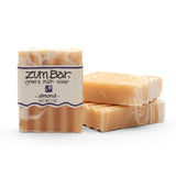 Indigo Wild Zum Bar Goat's Milk Soap - Mother's Day Gift - Almond - 3 oz (3 Pack)