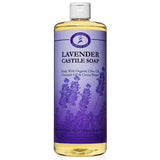 Carolina Lavender Castile Soap Liquid – Skin-Softening Olive Oil Soap Organic Body Wash – Pure Castile Soap Lavender Liquid Soap – Vegan Castille Soap Liquid (Lavender, 32 ounces)