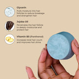 The Earthling Co. Conditioner Bar - Promote Hair Growth, Strengthen & Moisturize All Hair Types - Paraben & Sulfate Free formula with Natural Ingredients for Dry Hair (Wild Vanilla, 1.8 oz)