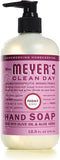 MRS. MEYER'S CLEAN DAY Liquid Hand Soap Variety Pack 12.5 OZ Each, 3 Count (Lilac + Peony + Mint)