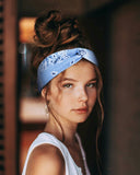 Huachi Bandana Headbands for Women Boho Elastic Hair Bands for Women's Hair Twist Turban Head Wraps Fashion Hair Accessories