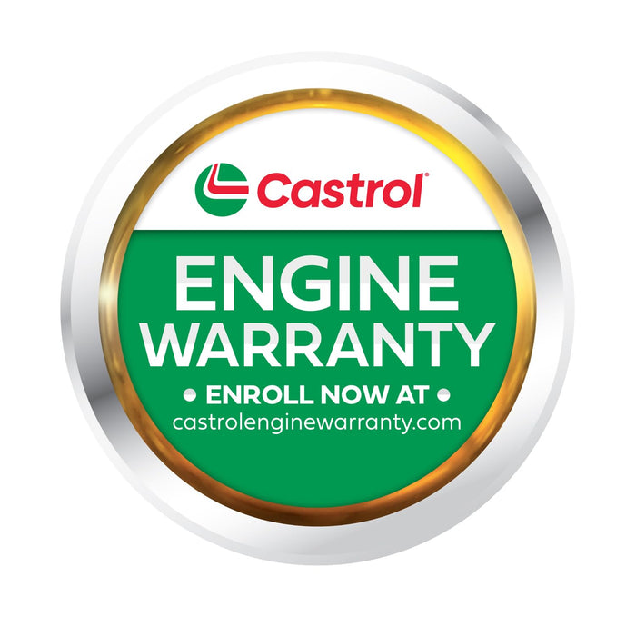 Castrol GTX High Mileage 10W-40 Synthetic Blend Motor Oil, 5 Quarts