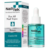 Nail Tek Renew, Natural Cuticle Oil with Tea Tree for All Nail Types, 0.48 oz, 2-Pack