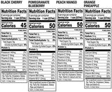 V8 +Energy Variety Pack, Pomegranate Blueberry, Orange Pineapple, Peach Mango, Black Cherry,8 Fl Oz (Pack of 24)