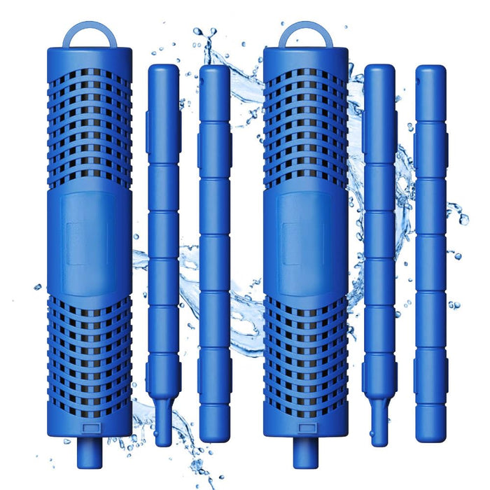 Joepoe SPA Mineral Sticks for Hot Tub, Hot Tub Stick with 4 Months Lifetime Universal for Hot Tub & Pool, Spa Mineral Cartridge Keeps Water Crystal Clear (Blue,2-Pack)