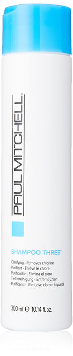 Paul Mitchell Shampoo Three, Clarifying, Removes Chlorine, For All Hair Types