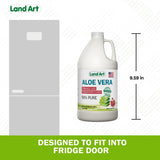 Pure Aloe Vera Juice - Pomegranate Flavored - Cold-Processed - Inner Filet from Organic Fresh Leaves from Texas - Aid- 64 fl oz