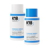 K18 Damage Shield Shampoo & Conditioner, Smoothing & Protective from Environmental Stressors, Maintains Hair Health, 8.5 Fl Oz x2