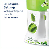 Waterpik Water Flosser for Kids, Countertop Water Flosser for Children and Braces, WP-260, Green