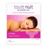 Toute Nuit Wrinkle Patches, Face Tape, Y-Shape - Preventing Frown Lines, Forehead and Around Lips - 20 Patches