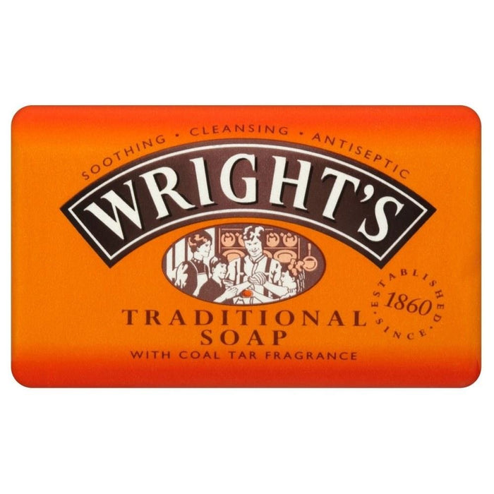 Wright's Coal Tar Traditional Soap (125g) - Pack of 6