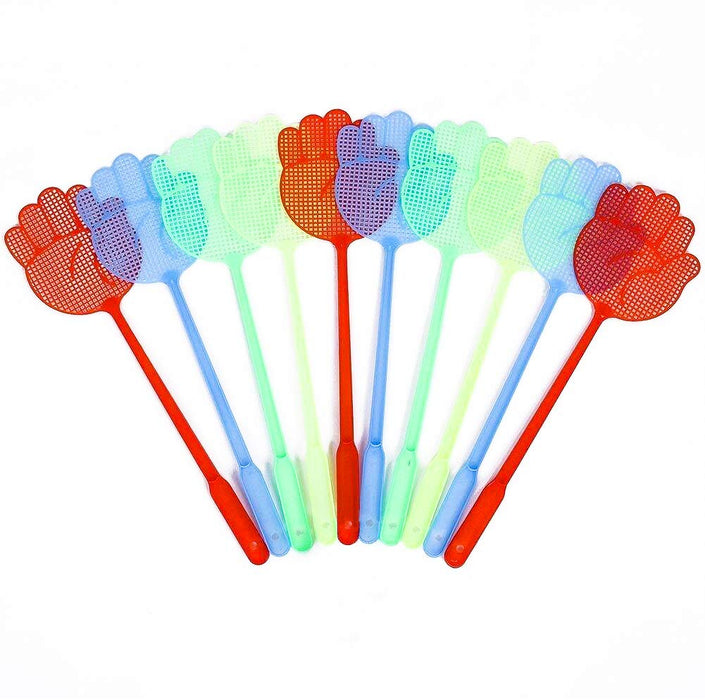 ValueHall Fly Swatter 10 Pack Fly Swatters Multi-Colors Manual Plastic Fly Swatter Set V7022