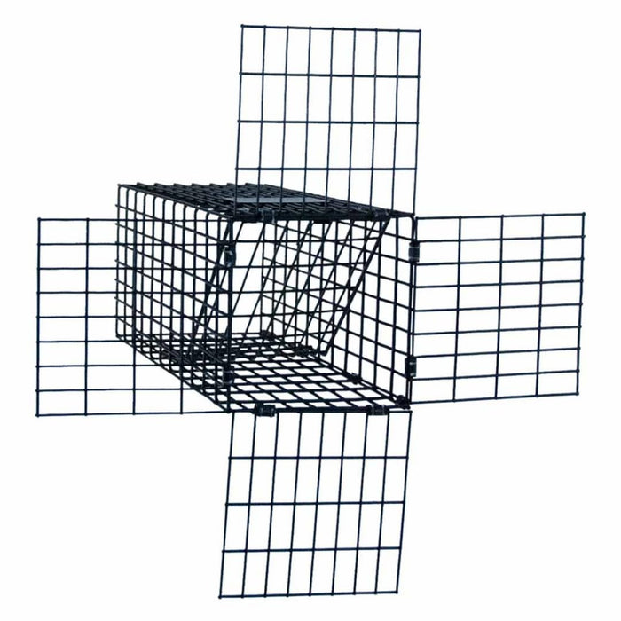 OWDE 4" One-Way Door Excluder –Professional Black Mesh Evictor Trap by Wildlife Control Supplies –Safe and Effective Pest Control for Commercial and Residential Use –Great for Barns, Garages & Sheds