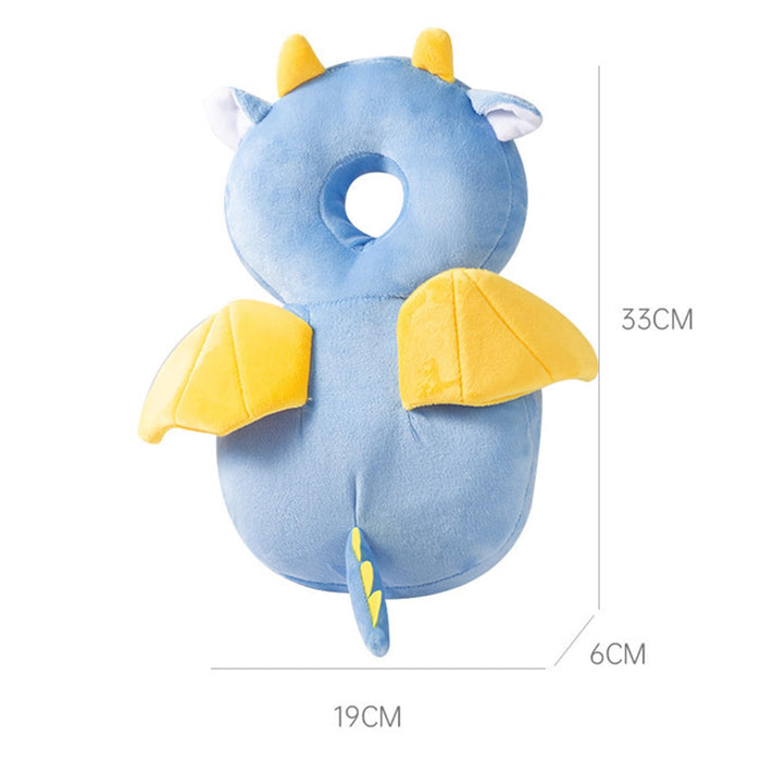 Baby Walker Head Protector Toddler Adjustable Baby Head Protection Backpack Wear Safety Pad (Flying Dragon)