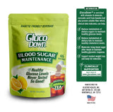 GLUCODOWN, Delicious Lemonade & Tea Mix, Dietary Fiber Formula, Daily Maintenance of Healthy Blood Sugar & Cholesterol, 45 Servings.