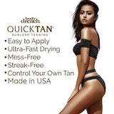 Body Drench Quick Tan Instant Self-Tanner, Bronzing Spray, Medium Dark, 6 oz, (1-Pack)