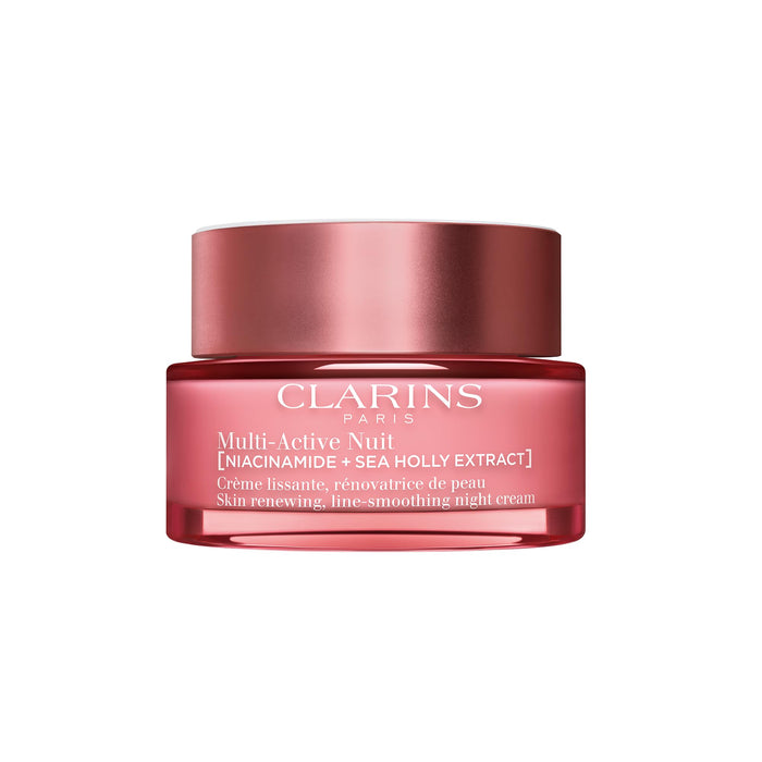 Clarins NEW Multi-Active Renewing Night Moisturizer with Niacinamide | Smooth Fine Lines | Visibly Tighten Pores | Even Tone and Texture | Boost Glow | Strengthen Moisture Barrier | All Skin Types