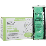 ForPro Nurture Paraffin Wax Refill, Island Tranquility, Six 1-Pound Paraffin Blocks, Non-Greasy, Moisturizing for Soft & Healthy Skin, Green Tea Lemongrass, 6 Lbs