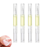 Radiant Nail Growth Oil, Radiant Nail Growth Oil Pen, Nail Strengthener, Cuticle Oil for Nails, for Moisturize Strengthen Brighten Nails Care (4 Pcs)