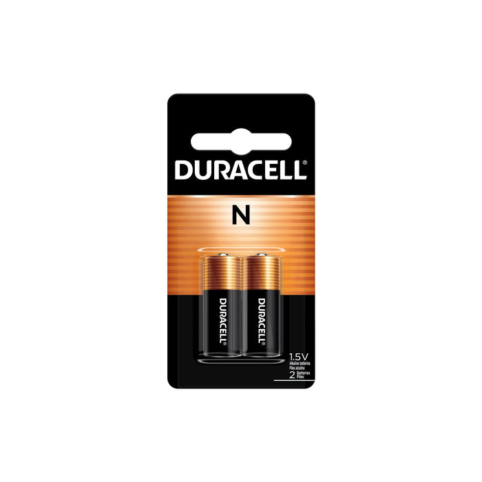 Duracell N 1.5V Alkaline Battery, 2 Count Pack, N 1.5 Volt Alkaline Battery, Long-Lasting for Medical Devices, Key Fobs, GPS Trackers, and More