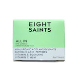 Eight Saints Skin Care All In Eye Cream, Natural and Organic Anti Aging Under Eye Cream to Reduce Puffiness, Wrinkles, and Under Eye Bags, Dark Circles Under Eye Treatment, 0.5 Ounces