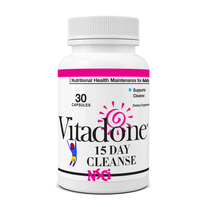 Vitadone Cleanse - to Be Taken Digestive Cleansing Supplement - Natural Laxative for Smooth Digestive Systems - Flaxseed, Psyllium, Aloe Vera - Balance & Regularity - 30 ct.