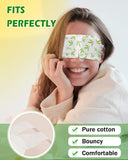 16 Packs Steam Eye Masks for Dry Eyes, Green Tea Warm Eye Mask, Relief Eye Fatigue Hot Sleep Eye Mask for Puffy Eyes Mask, Disposable Moist Heating Compress Pads for Sleeping, Self Heated Eye Mask