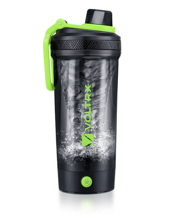 VOLTRX Shaker Bottle, Gallium USB C Rechargeable Electric Protein Shake Mixer, Shaker Cups for Protein Shakes and Meal Replacement Shakes, BPA Free, Made with Tritan, 24oz