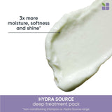 Biolage Hydra Source Deep Treatment Pack | Moisturizing & Strengthening Hair Mask | With Aloe | For Dry, Damaged Hair | Paraben Free | Vegan | Cruelty Free | Leave In Hair Treatment | 10.1 Fl. Oz