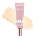 Doll 10 TCE Luminous Super Coverage Serum with Niacinamide - Full Coverage Tinted Foundation Makeup (Fair Light)