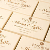 ENSTOM Milk Chocolate Almond Toffee 1lb box | Handcrafted | Gluten Free | Kosher Dairy | All Natural