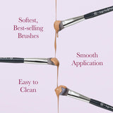 BK BEAUTY BRUSHES - ANGIE HOT & FLASHY A506 CONCEALER - Viral "Kitten Paw" Face Brush - Under-Eye Concealing and Contouring - Makeup Brushes