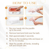 GiGi Digital Paraffin Bath with GiGi Peach Paraffin Wax, 6 lbs.