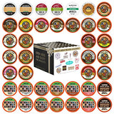 Flavored Decaf Coffee Pods Variety Pack, Great Mix of Decaffeinated Coffee Pods Compatible with all Keurig K Cups Brewers, 40 Count Bulk Pack