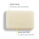 Beekman 1802 Goat Milk Body Soap Bar, Fresh Air - Scented - 9 oz - Nourishes, Moisturizes & Hydrates - 100% Vegetable Soap with Lactic Acid - Good for Sensitive Skin - Cruelty Free