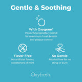 Oxyfresh Gentle Formula Unflavored Mouthwash – Perfect for Ultra Sensitive Gums & Teeth – No Mint, Zero Alcohol, Flavor Free – Fresh Breath. 16 oz.